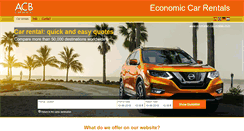 Desktop Screenshot of economic-car-rentals.com