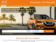 Tablet Screenshot of economic-car-rentals.com